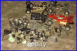 Vintage rc car parts lot tamiya frog 