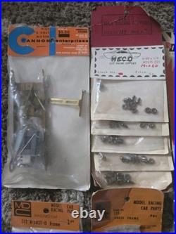 1/24 Vintage Slot Car Kit / Assorted Parts. 1/32 1/24 1/25 Free Body Included