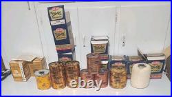 10 Wizard De-Sludge-ER Oil Filter Cartridges Vintage Western auto Car Parts Lot