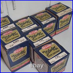 10 Wizard De-Sludge-ER Oil Filter Cartridges Vintage Western auto Car Parts Lot