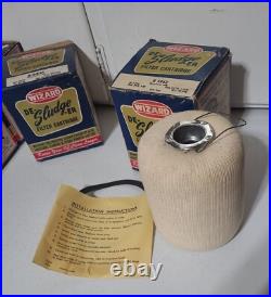 10 Wizard De-Sludge-ER Oil Filter Cartridges Vintage Western auto Car Parts Lot