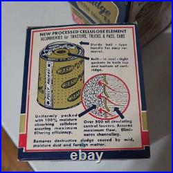 10 Wizard De-Sludge-ER Oil Filter Cartridges Vintage Western auto Car Parts Lot