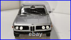 118 Minichamps 1972 BMW 3.0 CSL Silver Diecast Car Vintage Car Opening Parts