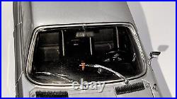 118 Minichamps 1972 BMW 3.0 CSL Silver Diecast Car Vintage Car Opening Parts
