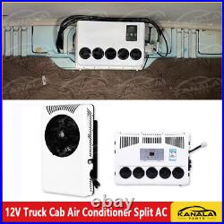 12000 BTU Truck Cab Air Conditioner 12V Split AC Fits Semi Trucks Bus RV Caravan