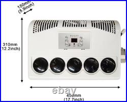 12000 BTU Truck Cab Air Conditioner 12V Split AC Fits Semi Trucks Bus RV Caravan
