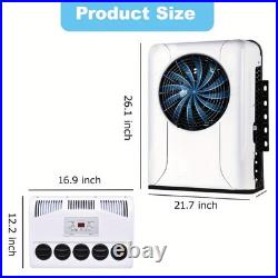 12000 BTU Truck Cab Air Conditioner 12V Split AC Fits Semi Trucks Bus RV Caravan