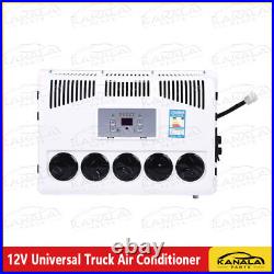 12000 BTU Truck Cab Air Conditioner 12V Split AC Fits Semi Trucks Bus RV Caravan