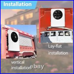 12000 BTU Truck Cab Air Conditioner 12V Split AC Fits Semi Trucks Bus RV Caravan