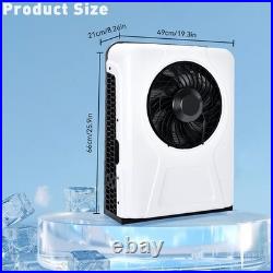 12V 12000 BTU Semi Truck Cab Air Conditioner Split AC Fit Bus RV Caravan Trailer