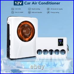 12V 12000 BTU Semi Truck Cab Air Conditioner Split AC Fit Bus RV Caravan Trailer