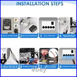 12V 12000 BTU Semi Truck Cab Air Conditioner Split AC Fit Bus RV Caravan Trailer