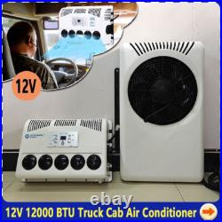 12V 12000 BTU Truck Cab Air Conditioner Split A/C For Semi Trucks Bus RV Caravan