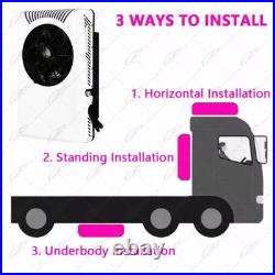 12V 12000 BTU Truck Cab Air Conditioner Split A/C For Semi Trucks Bus RV Caravan