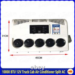 12V 12000 BTU Truck Cab Air Conditioner Split A/C For Semi Trucks Bus RV Caravan