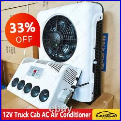 12V 12000BTU Air Conditioner Mini Split A/C For Semi Trucks Bus RV Caravan Vans