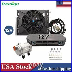 12V Universal Electric Underdash Air Conditioning 12000BTU Cool A/C Kit Auto Car