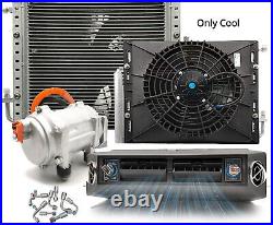 12V Universal Electric Underdash Air Conditioning 12000BTU Cool A/C Kit Auto Car