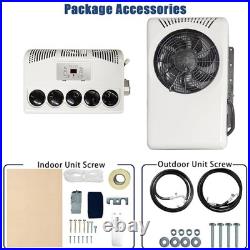 12V Vehicle A/C Kit Split Air Conditioner Fit Cab Truck Bus RV Caravan 12000 BTU
