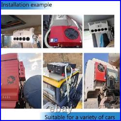 12V Vehicle A/C Kit Split Air Conditioner Fit Cab Truck Bus RV Caravan 12000 BTU