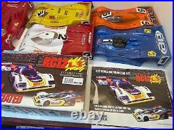 146- Large lot RC 12L3 RC Car Vintage Carbon Fiber Team Associated Parts chassis