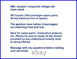 16x Packs Vintage RC Car Buggy SG Coyote 2WD 4WD Spare Parts Old Stock NIB Italy