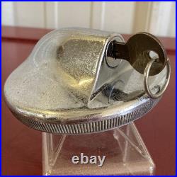 1930's 1940's ACCESSORY AUTOMATIC LOCKING GAS CAP FORD CHEVY DODGE RAT ROD GM