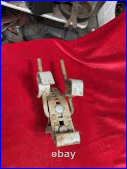 1930's 1940's VINTAGE ACCESSORY CLAMP ON BUMPER TOW HITCH CHEVY FORD PLYMOUTH