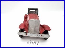 1930s Girard Pierce Arrow Coupe Pressed Steel Wind Up Toy Car 14 Parts Repair