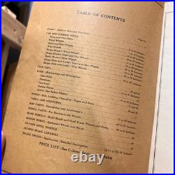 1931 Wheel Service Co Catalog No 6 Rims Parts Car Truck Vintage Minneapolis MN