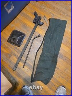 1940's 50's Vintage Cadillac Accessory Tire Iron Jack Tool Bag Chevy Cadillac