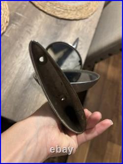 1940s Chrome Side View Mirror Pair Vintage Antique Automobile Car Parts USA