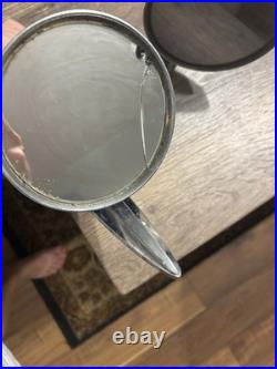 1940s Chrome Side View Mirror Pair Vintage Antique Automobile Car Parts USA