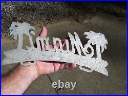 1950s Antique MIAMI License plate Topper Vintage Chevy Ford rat Hot Rod gm Buick