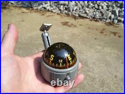 1950s Antique auto Airguide compass accessory gm Vintage Chevy Ford Hot Rod 48