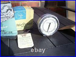 1950s Antique nos Taylor auto Altimeter guide dial Vintage Chevy Ford Hot Rod