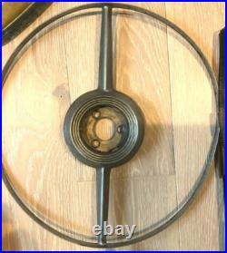 1953/1954 Chevy Car Horn Wheel Ring OEM Part Vintage Original 12x12 Metal USA