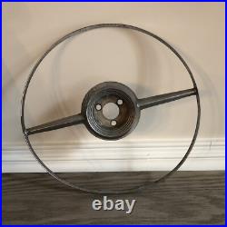 1953/1954 Chevy Car Horn Wheel Ring OEM Part Vintage Original 12x12 Metal USA