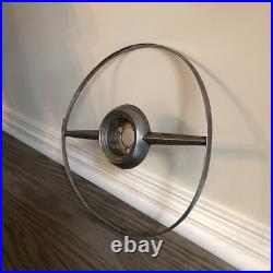 1953/1954 Chevy Car Horn Wheel Ring OEM Part Vintage Original 12x12 Metal USA