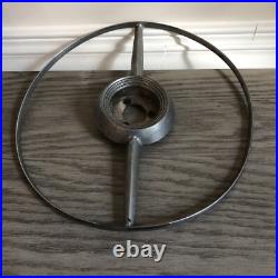 1953/1954 Chevy Car Horn Wheel Ring OEM Part Vintage Original 12x12 Metal USA