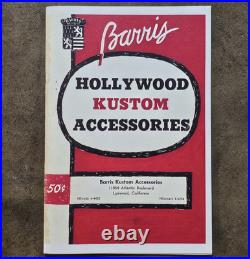 1954 Barris Hollywood Kustom Accessories Catalog hot rod custom vtg auto parts