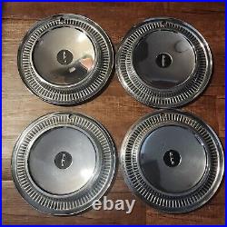 1959 1960 Edsel Hub Cap Wheel Cover Vtg Original Set Of 4 Oem Car Parts Replace