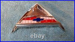 1960 1961 Chevrolet Car Parts Trunk Emblems Badges Trim Original OEM Vintage