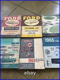 1960-1965 Vintage Ford Car Parts And Accessory Catalogs