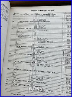 1960-1965 Vintage Ford Car Parts And Accessory Catalogs