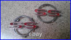 1960's 1963 64 Chevrolet Car Parts Fender Emblems Badges Trim Original Vintage