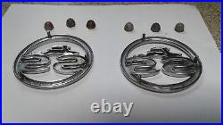 1960's 1963 Chevrolet Car Parts Fender Emblems Badges Trim Original Vintage