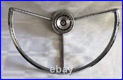 1960's Ford Fairlane 500 Steering Wheel Vintage Retro Automotive Metal Car Parts