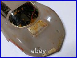 1960's SLOT CAR Metal Chassis VINTAGE 1/24 with CM Motor FOR PARTS ONLY AS IS