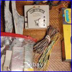 1960s AURORA Track/Controllers + Cars / Boxes / Manual /Parts Etc. Rare Vintage